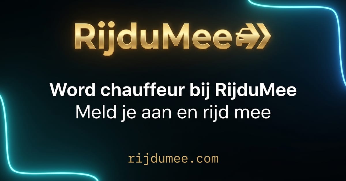 Voorbeeld van de WhatsApp-preview van RijduMeeTx